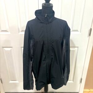 OGIO Black Windbreaker Jacket with High Collar